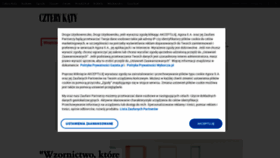 What Czterykaty.pl website looked like in 2022 (2 years ago)
