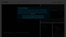 What Cupraofficial.de website looked like in 2022 (2 years ago)