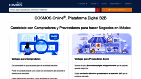 What Cosmos.com.mx website looked like in 2022 (3 years ago)