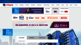 What Collegenp.com website looked like in 2022 (2 years ago)