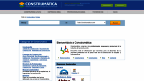 What Construmatica.com website looked like in 2022 (2 years ago)