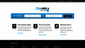 What Cityvisitor.co.uk website looked like in 2022 (3 years ago)