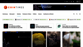 What Cointimes.com.br website looked like in 2022 (2 years ago)