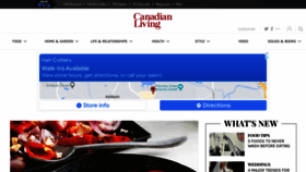 What Canadianliving.com website looked like in 2022 (2 years ago)