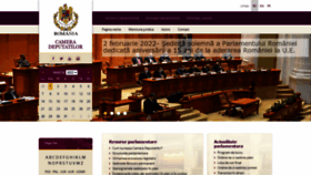 What Cdep.ro website looked like in 2022 (2 years ago)