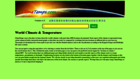 What Climatemps.com website looked like in 2022 (2 years ago)