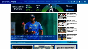 What Cricketnmore.com website looked like in 2022 (3 years ago)