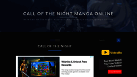 What Callofnight.com website looked like in 2022 (2 years ago)