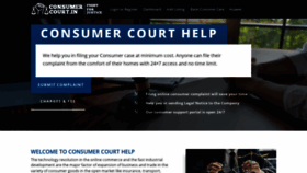 What Consumercourt.in website looked like in 2022 (2 years ago)
