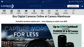 What Camera-warehouse.com.au website looked like in 2022 (2 years ago)