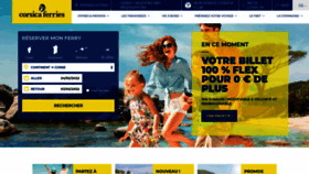 What Corsica-ferries.fr website looked like in 2022 (2 years ago)