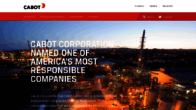 What Cabotcorp.com website looked like in 2022 (2 years ago)