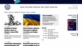What Cb.cz website looked like in 2022 (2 years ago)