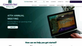 What Communityfirstcu.org website looked like in 2022 (2 years ago)