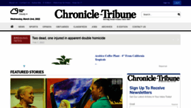 What Chronicle-tribune.com website looked like in 2022 (2 years ago)