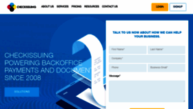 What Checkissuing.com website looked like in 2022 (2 years ago)