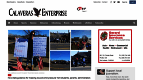 What Calaverasenterprise.com website looked like in 2022 (2 years ago)