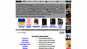 What Cineclubdecaen.com website looked like in 2022 (3 years ago)