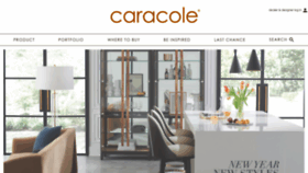 What Caracole.com website looked like in 2022 (2 years ago)