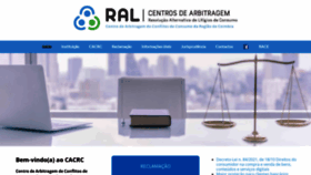 What Centrodearbitragemdecoimbra.com website looked like in 2022 (2 years ago)