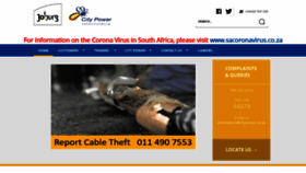 What Citypower.co.za website looked like in 2022 (3 years ago)