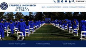 What Cuhsd.org website looked like in 2022 (2 years ago)