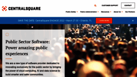 What Centralsquare.com website looked like in 2022 (2 years ago)