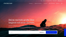 What Checkdomain.de website looked like in 2022 (2 years ago)