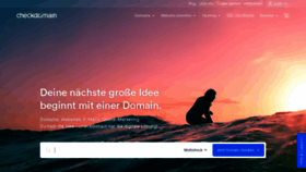 What Checkdomain.de website looked like in 2022 (3 years ago)