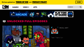 What Cartoonnetwork.com.mx website looked like in 2022 (2 years ago)