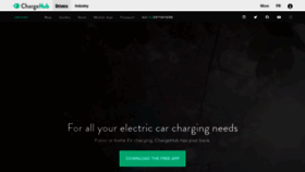 What Chargehub.com website looked like in 2022 (2 years ago)
