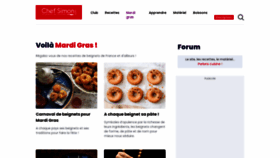 What Chefsimon.com website looked like in 2022 (2 years ago)