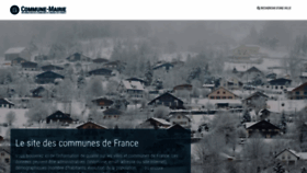 What Commune-mairie.fr website looked like in 2022 (2 years ago)