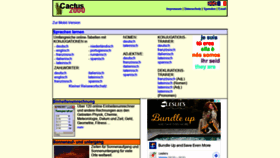 What Cactus2000.de website looked like in 2022 (2 years ago)