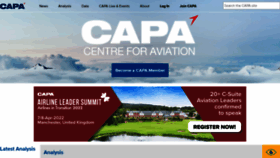 What Centreforaviation.com website looked like in 2022 (2 years ago)