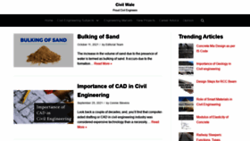 What Civilwale.com website looked like in 2022 (2 years ago)