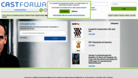 What Castforward.de website looked like in 2022 (2 years ago)