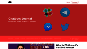 What Chatbotsjournal.com website looked like in 2022 (2 years ago)