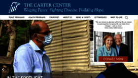 What Cartercenter.org website looked like in 2022 (2 years ago)