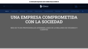What Clece.es website looked like in 2022 (2 years ago)
