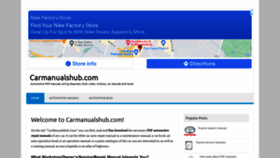 What Carmanualshub.com website looked like in 2022 (2 years ago)