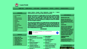 What Canadawebdir.com website looked like in 2022 (2 years ago)