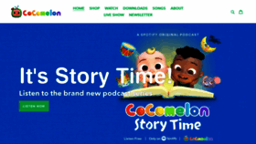 What Cocomelon.com website looked like in 2022 (3 years ago)