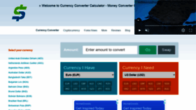 What Currency-converter-calculator.com website looked like in 2022 (2 years ago)