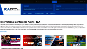 What Conferencealert.com website looked like in 2022 (2 years ago)