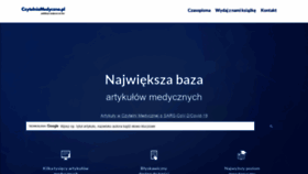 What Czytelniamedyczna.pl website looked like in 2022 (2 years ago)