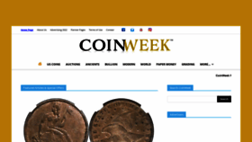 What Coinweek.com website looked like in 2022 (2 years ago)