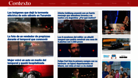 What Contextotucuman.com website looked like in 2022 (3 years ago)