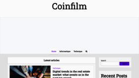 What Coinfilm.org website looked like in 2022 (2 years ago)