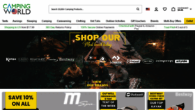 What Campingworld.co.uk website looked like in 2022 (3 years ago)